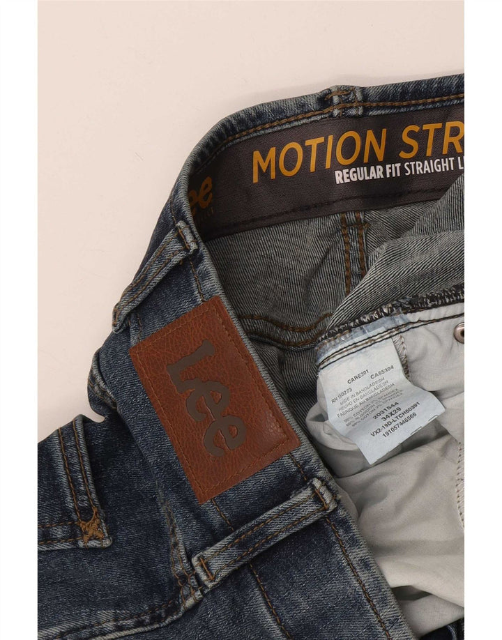 Lee Herren-Jeans mit normaler Passform, gerade Passform, W34, L29, Blau, Baumwolle