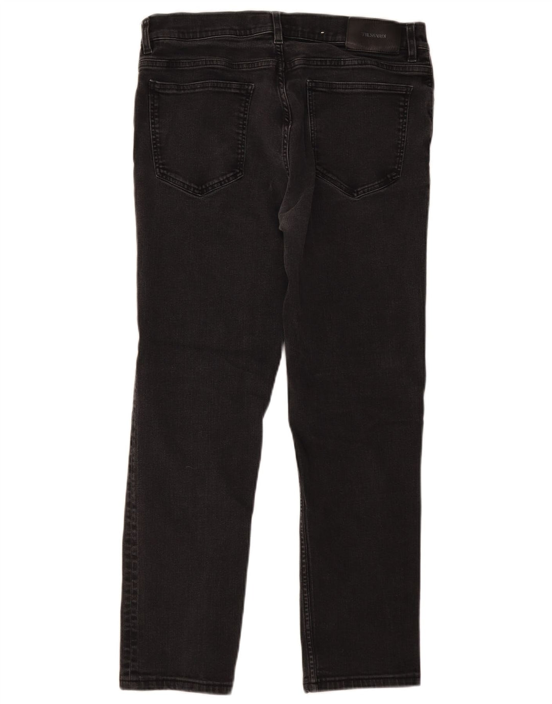 Trussardi Herren Slim Jeans W34 L28 Graue Baumwolle