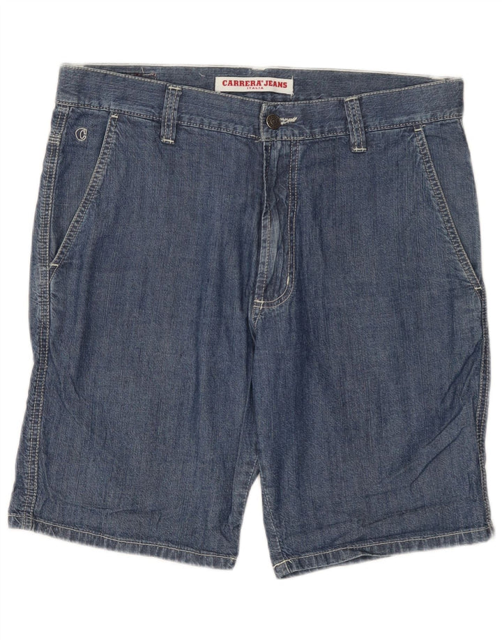 Carrera Herren Denim Shorts IT 48 Medium W33 Blaue Baumwolle