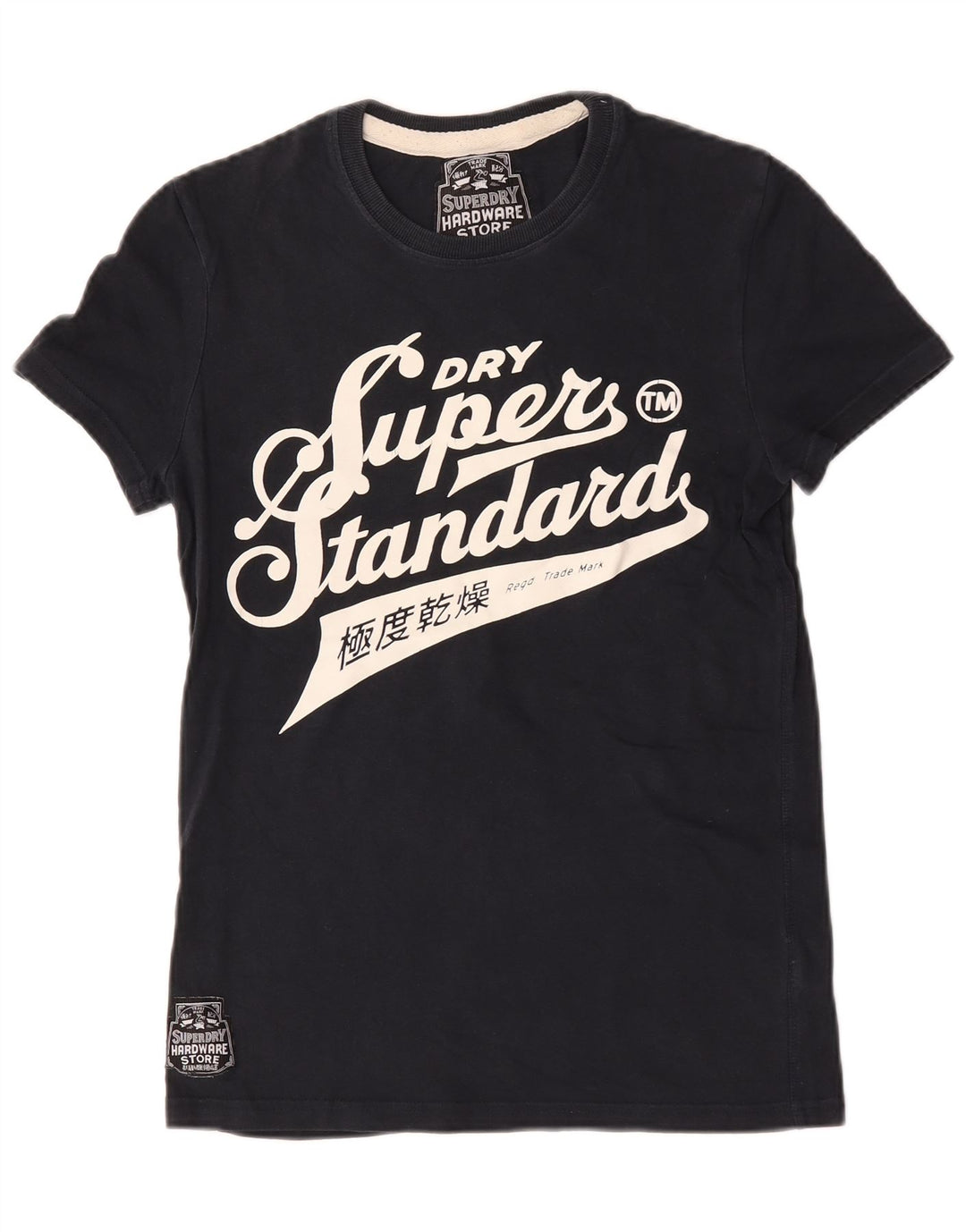 Superdry Herren-T-Shirt mit Grafik, Größe S, Marineblau, Baumwolle