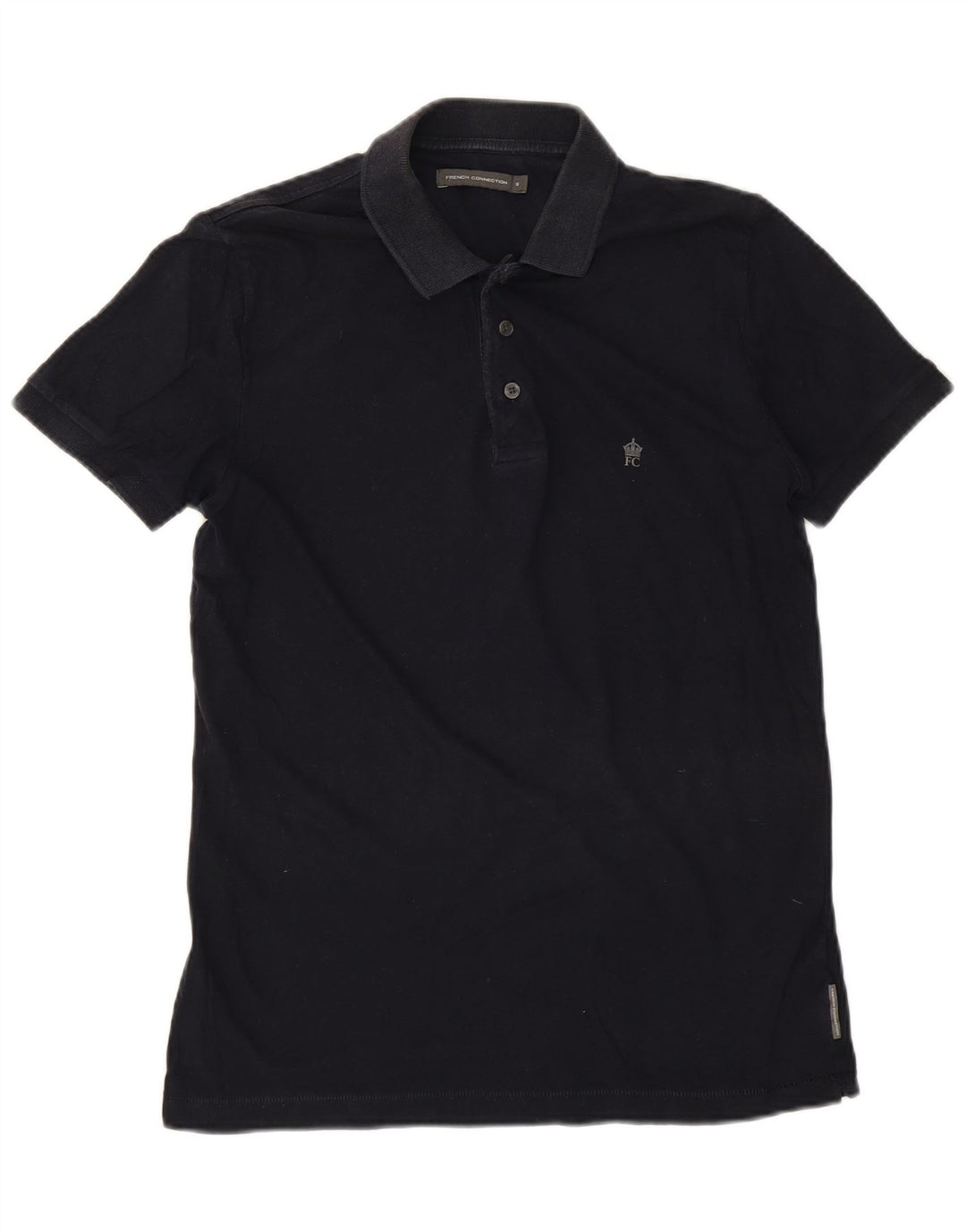 French Connection Herren-Poloshirt, Größe S, marineblau, Baumwolle