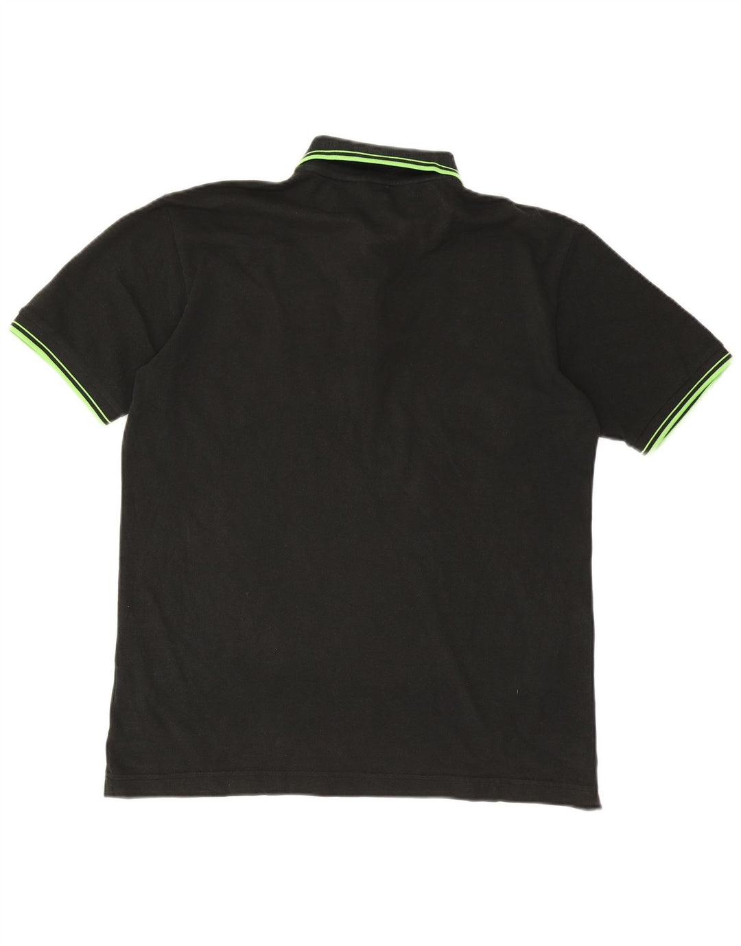 KAPPA Herren-Poloshirt, groß, schwarze Baumwolle