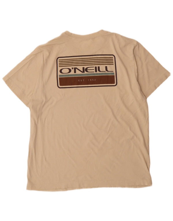 O'Neill Herren Standard Fit Graphic T-Shirt Top XL Beige