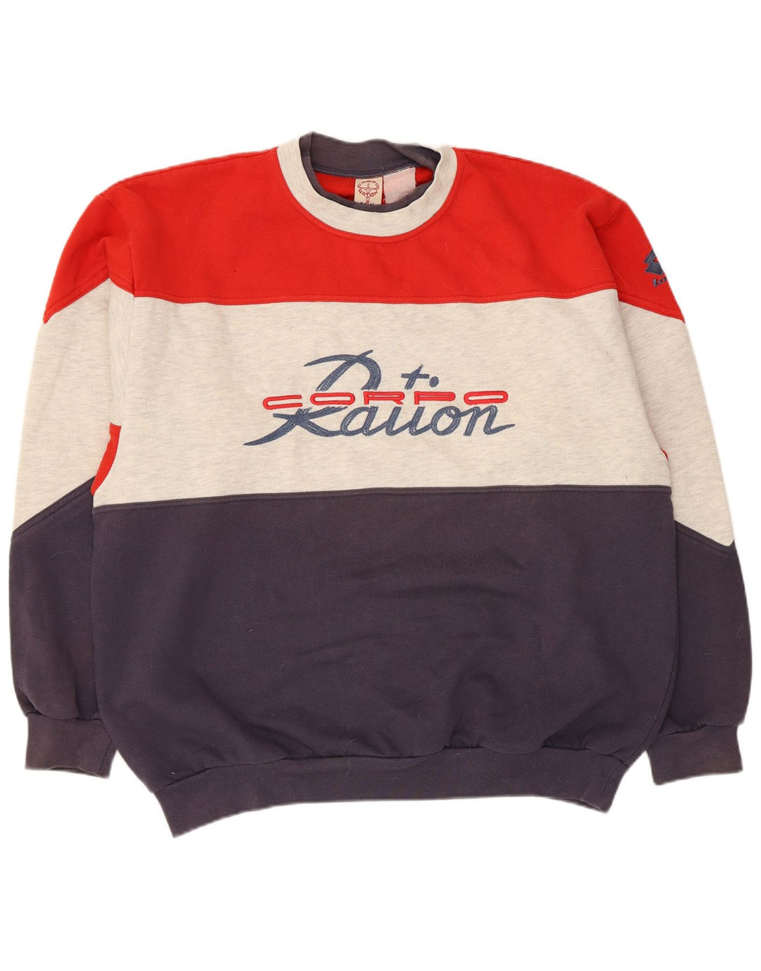 Lotto Herren-Sweatshirt mit Grafik, groß, mehrfarbig, Farbblock