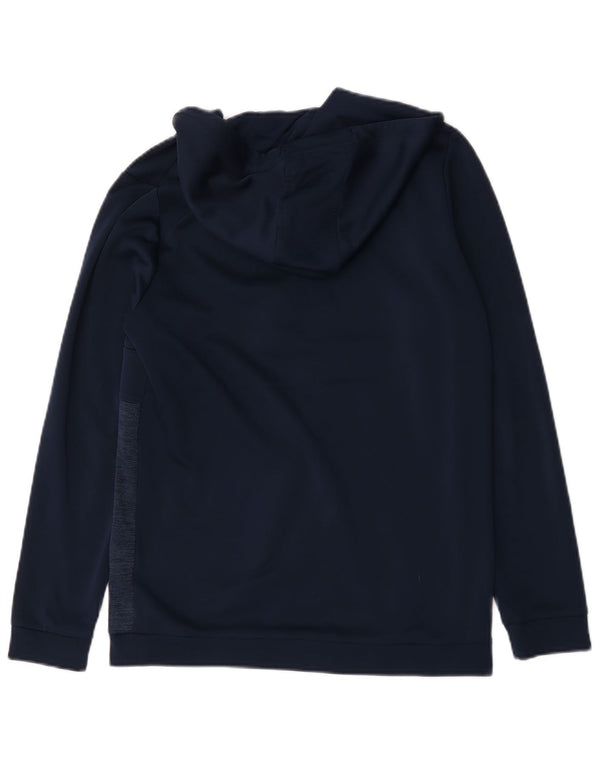 Under Armour Herren Cold Gear Graphic Kapuzenpullover, Größe S, Marineblau meliert