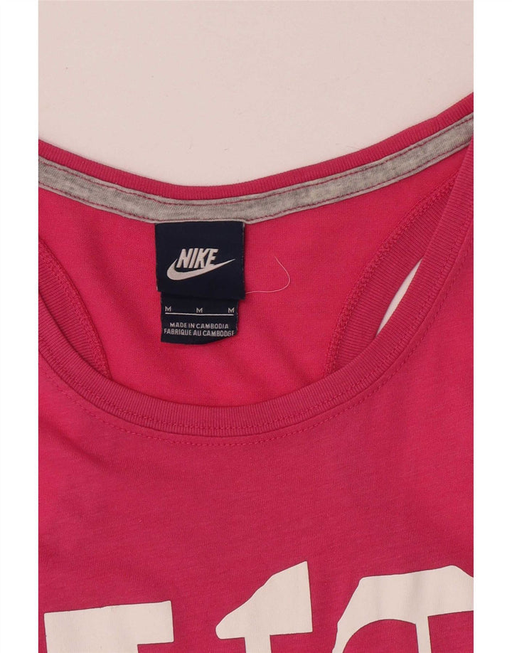 Nike Damen Graphic Vest Top UK 14 Mittelrosa