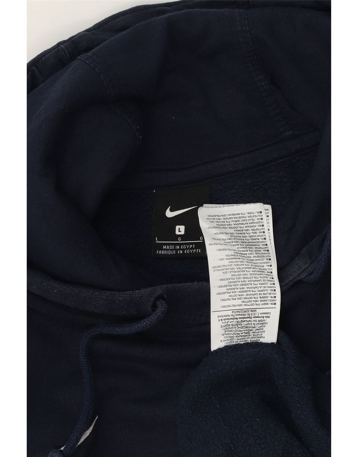 NIKE Herren-Kapuzenpullover, groß, marineblau, Baumwolle