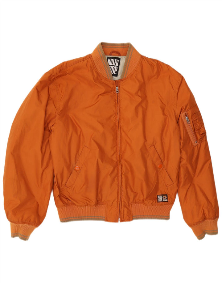 Killer Loop Herren Bomberjacke UK 40 Large Orange Polyamid