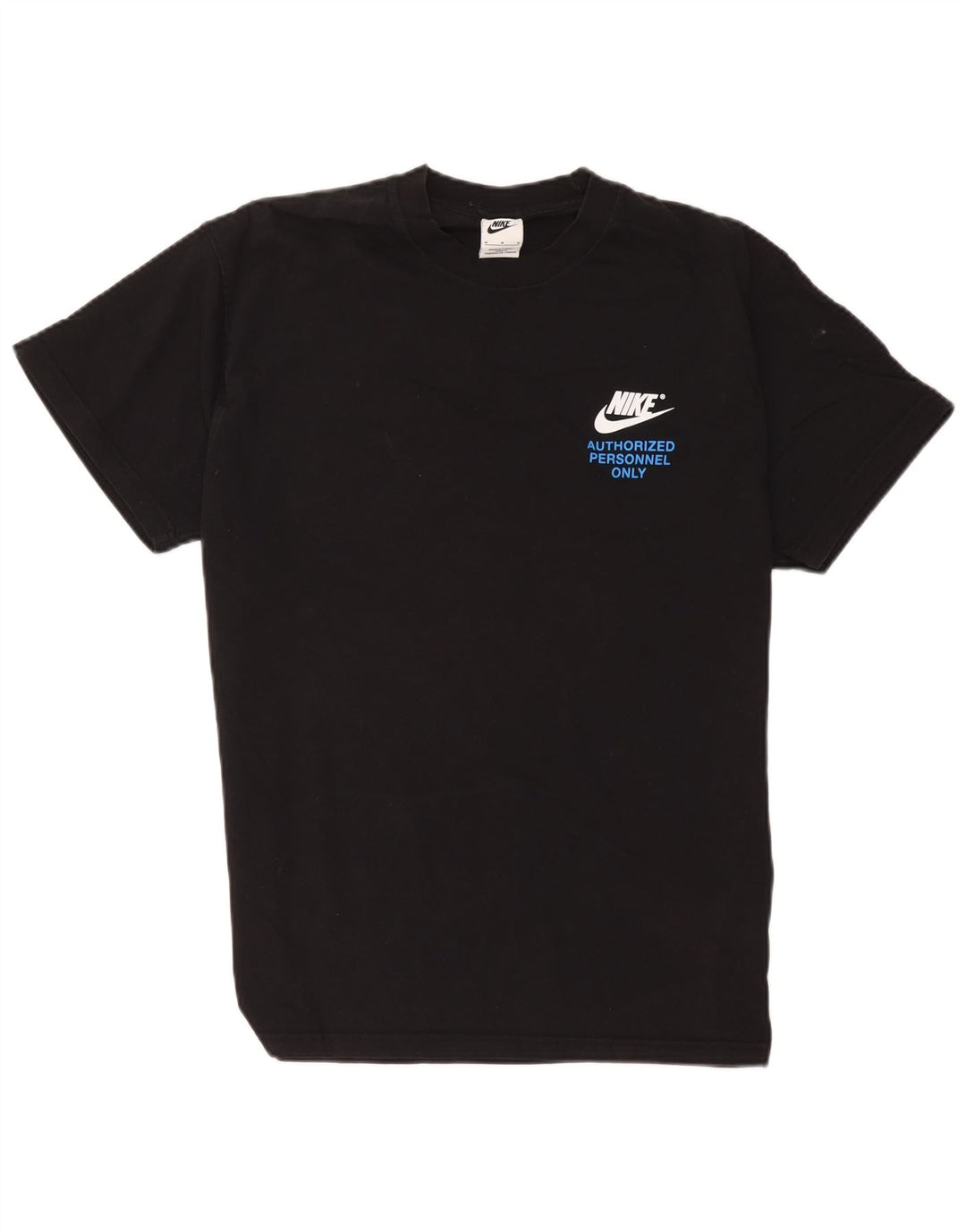 Nike Herren-T-Shirt mit Grafik, mittelgroß, schwarze Baumwolle