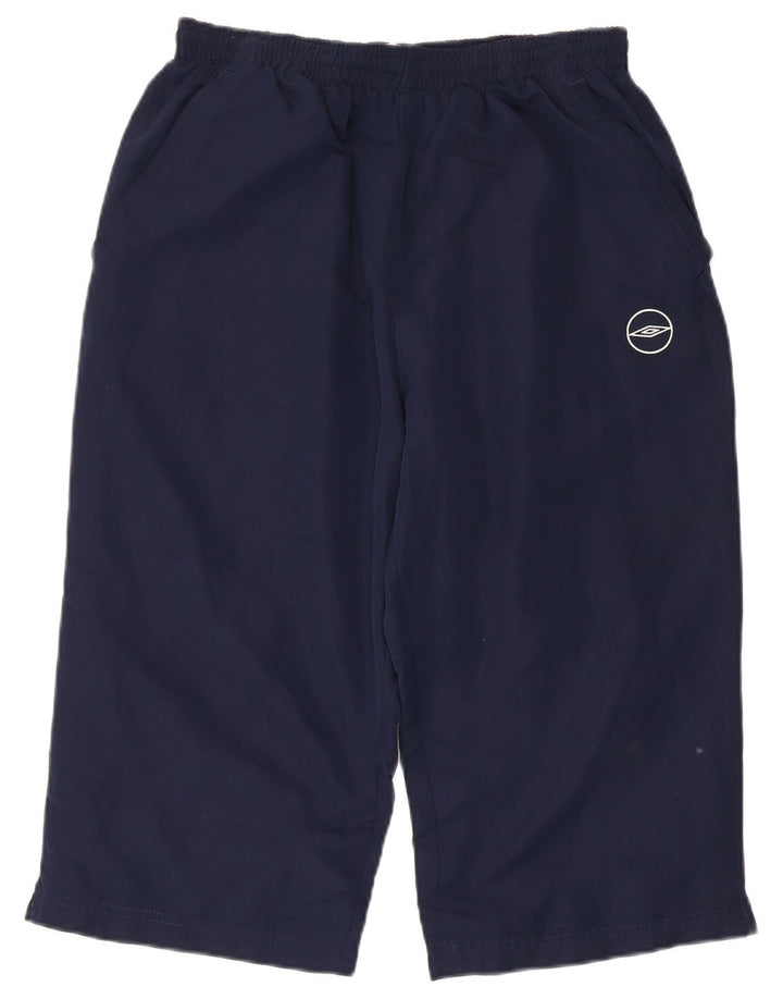 Umbro Damen Sportshorts UK 12 Medium Marineblau Polyester