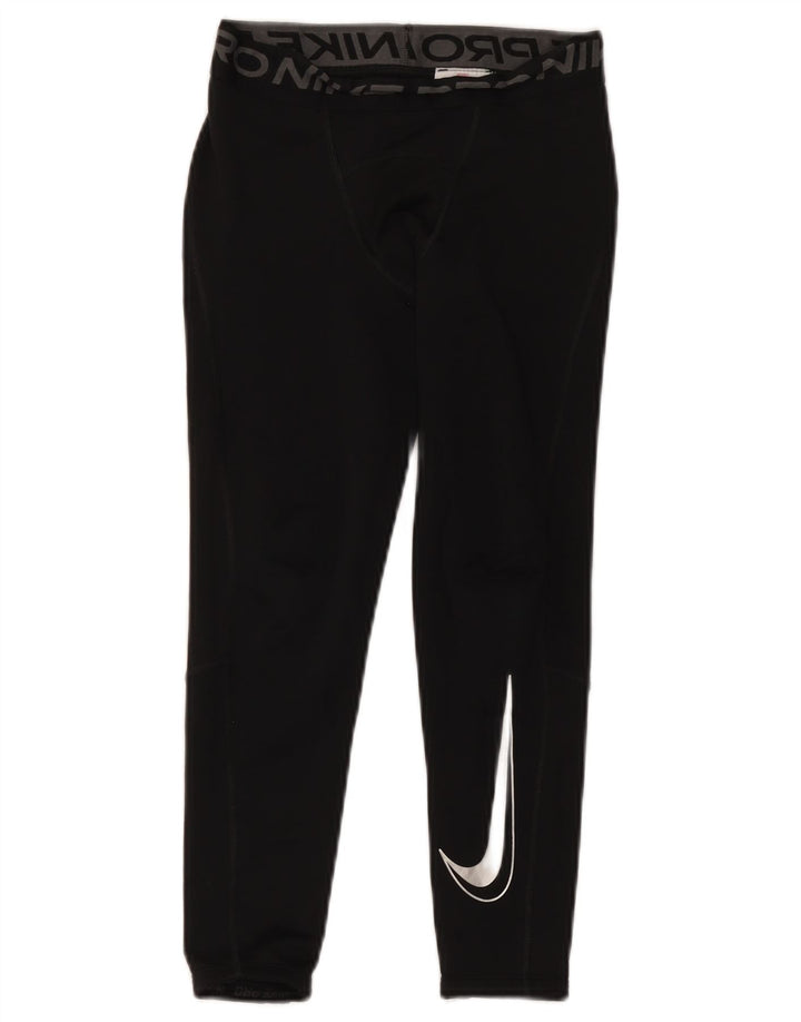 Nike Dri Fit Grafik-Leggings für Jungen, 8–9 Jahre, Größe S, Schwarz, Polyester