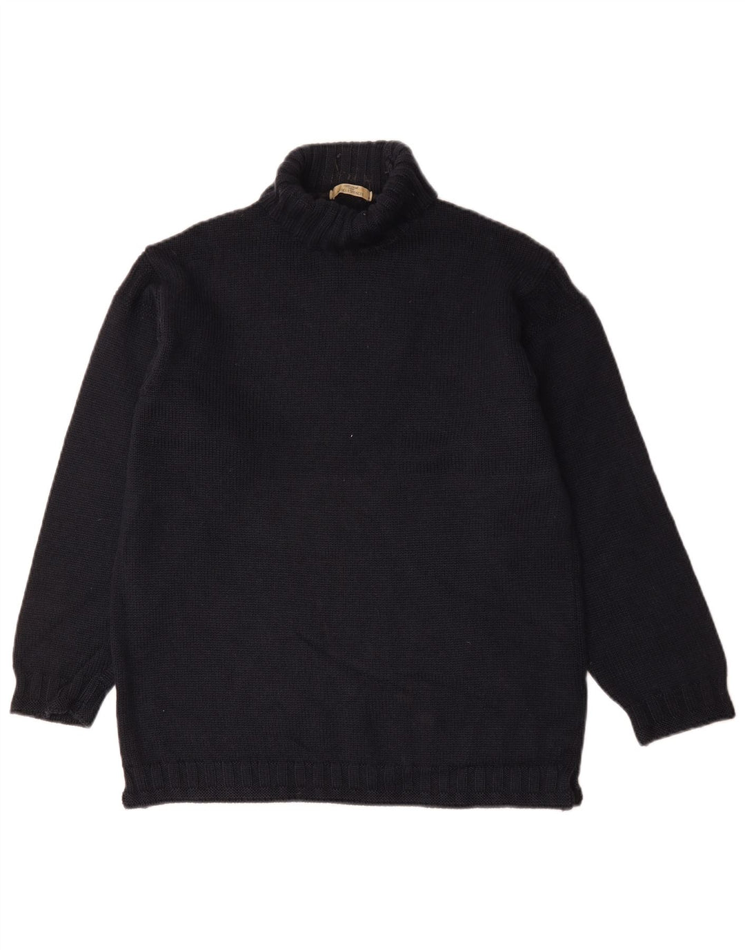 Marks & Spencer Herren-Rollkragenpullover aus mittelblauer Wolle