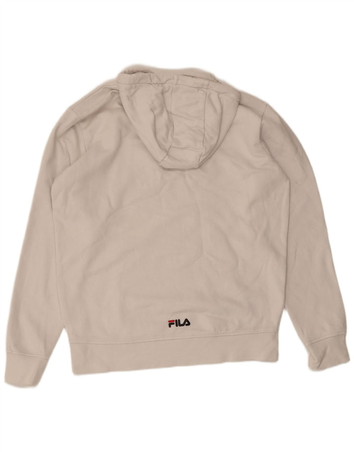 FILA Herren-Kapuzenpullover mit Grafik, mittelweiße Baumwolle