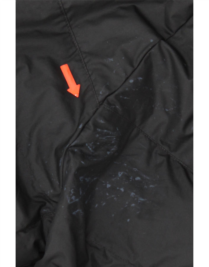 Nike Wattierte Jacke mit Kapuze für Jungen, 13–14 Jahre, XL, schwarzes Polyester