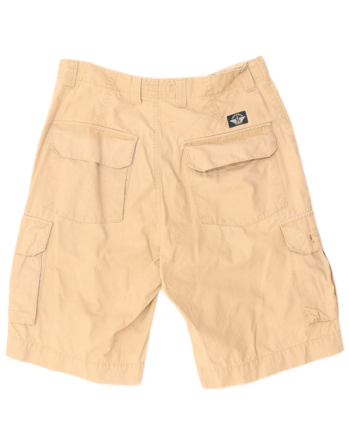 DOCKERS Damen Khakis Cargoshorts W33 Mittelbeige