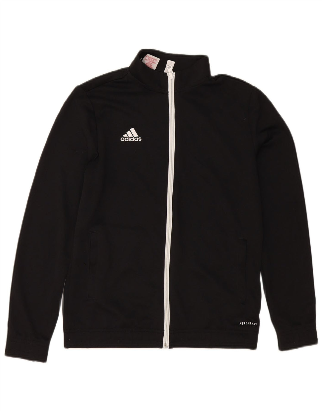 Adidas Jungen Aeroready Trainingsanzug Top Jacke 13-14 Jahre Schwarzes Polyester