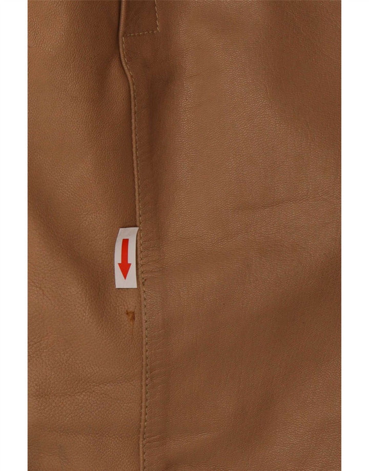 Vintage Herren Lederjacke Klein Braun