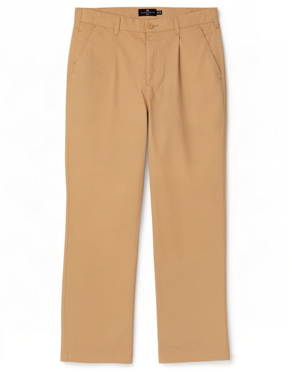 Marks & Spencer Herren Blue Harbour Pegged Chino Hose W34 L31 Beige