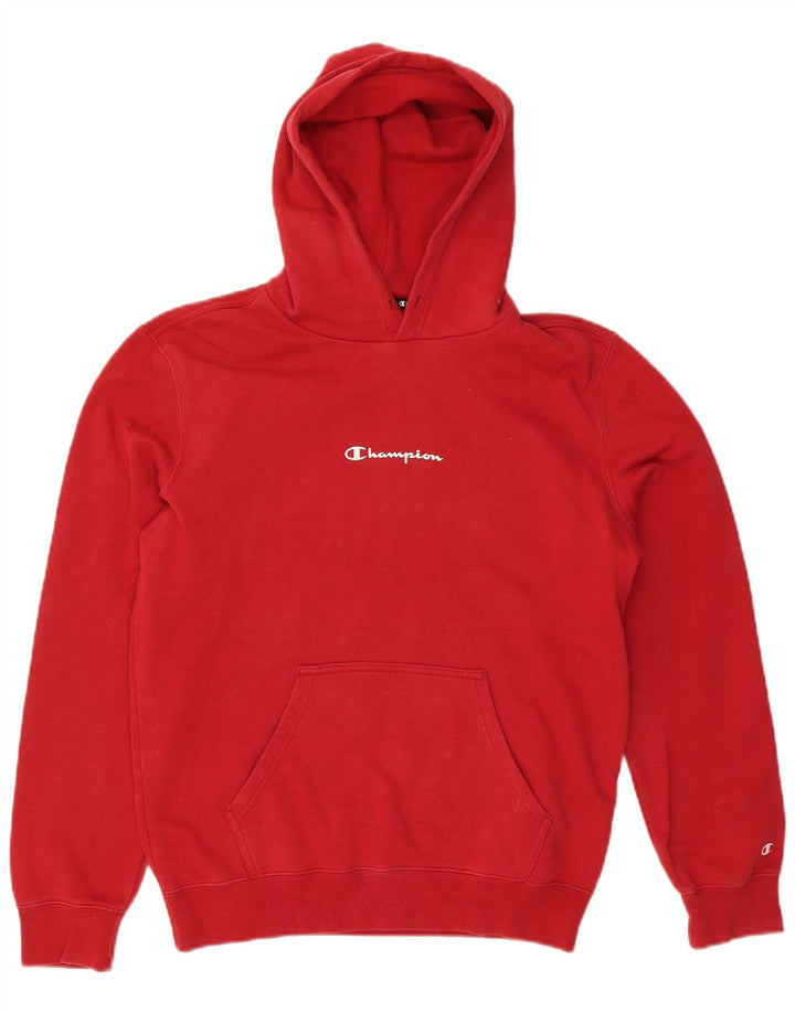 CHAMPION Herren-Kapuzenpullover aus mittelroter Baumwolle