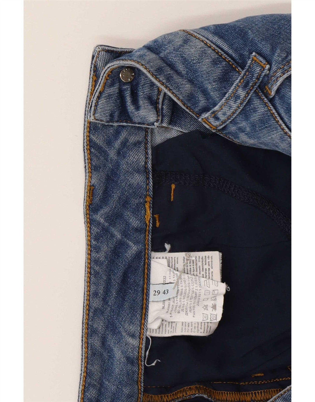 Trussardi Damen Slim Jeans W29 L32 Blau