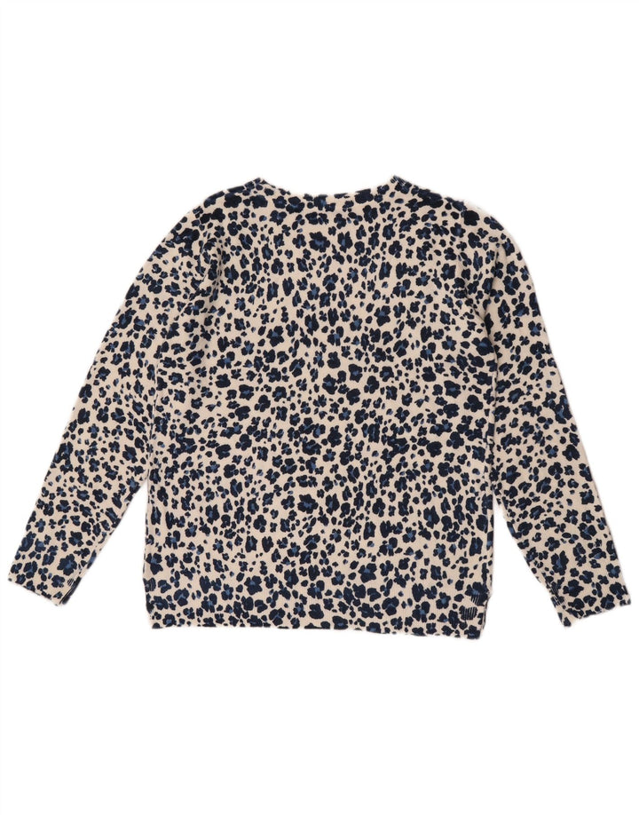 Marks & Spencer Damen Pullover mit Rundhalsausschnitt, UK 12, Mittelblau