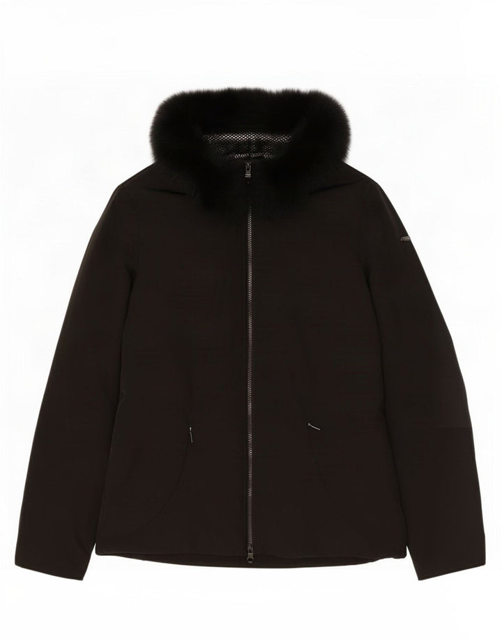 Refrigiwear Damen Kapuzenparkajacke IT 48 Large Schwarz