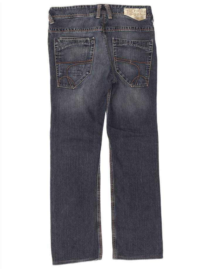 Burton Damen Straight Jeans W32 L30 Marineblaue Baumwolle