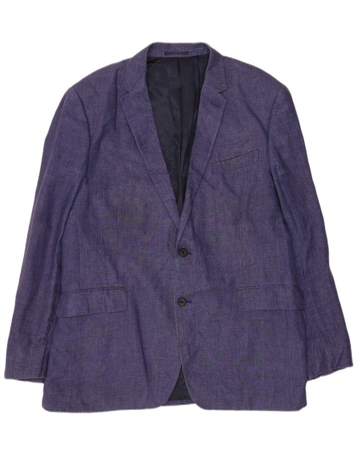 John Lewis Herren-Blazer mit normaler Passform und 2 Knöpfen, UK 44, 2XL, Marineblau