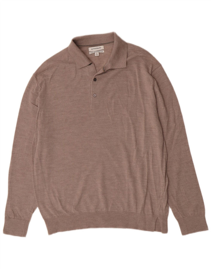 Marks & Spencer Herren Autograph Rollkragenpullover Pullover XL Beige