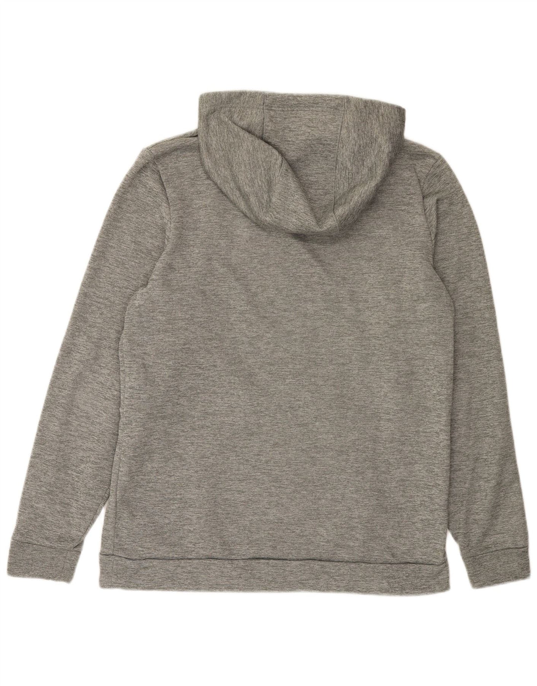 Nike Herren Dri Fit Standard Fit Kapuzenpullover Mittelgrau geflecktes Polyester