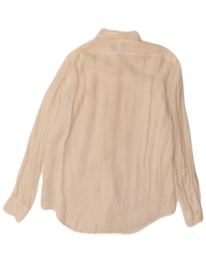 Polo Ralph Lauren Herrenhemd Medium Off White Linen