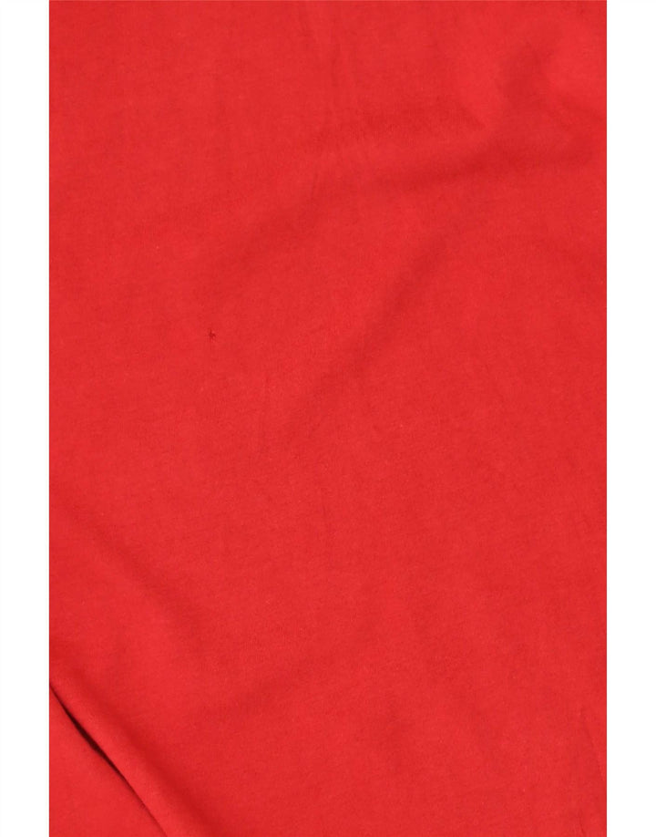Wrangler Herren T-Shirt-Oberteil aus mittelroter Baumwolle