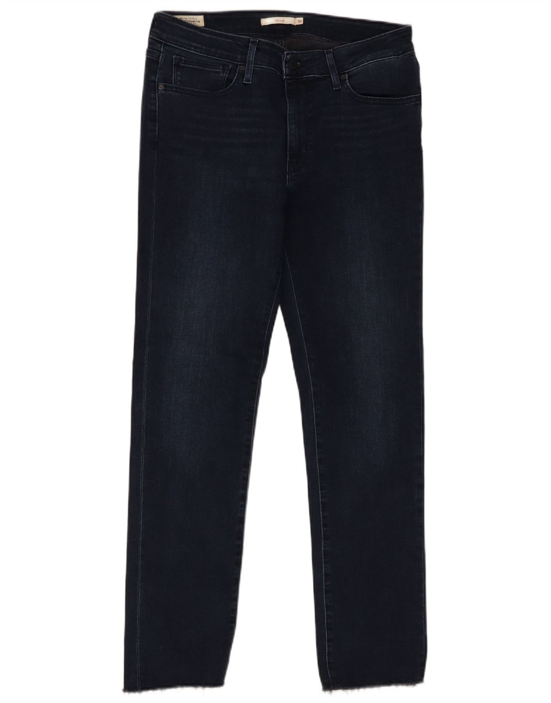 Levi's Damen 712 Slim Jeans W30 L29 Marineblau Baumwolle