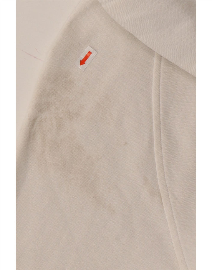 NIKE Mens Hoodie Jumper Medium White Cotton Vintage Nike and Second-Hand Nike from Messina Hembry 