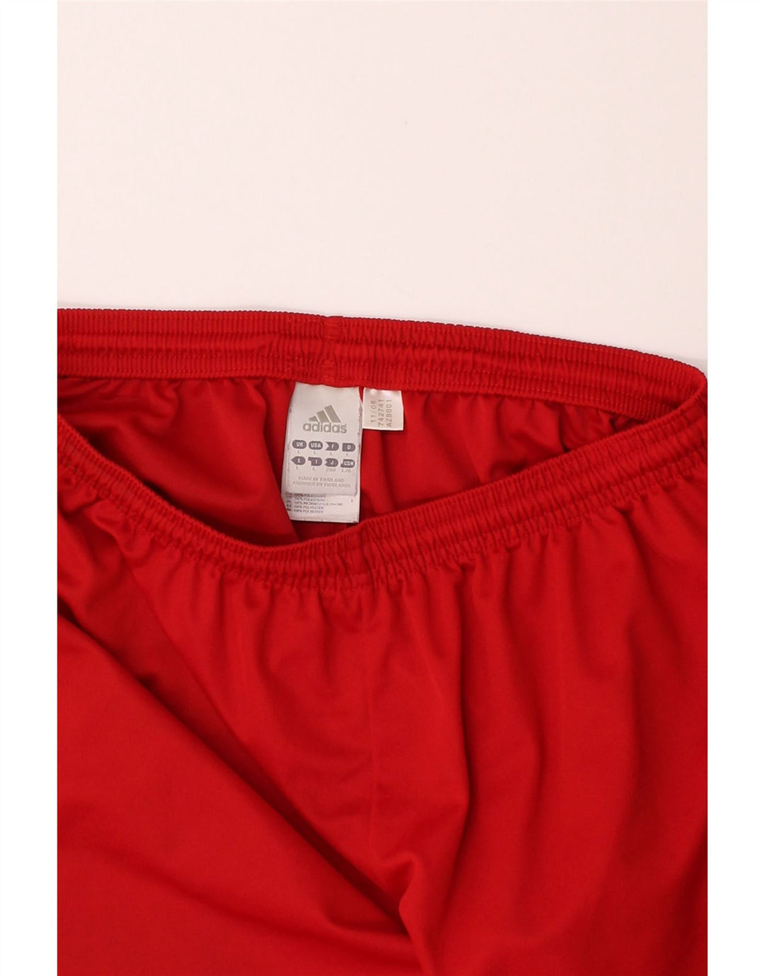 ADIDAS Mens Climalite Sport Shorts Large Red Polyester Vintage Adidas and Second-Hand Adidas from Messina Hembry 