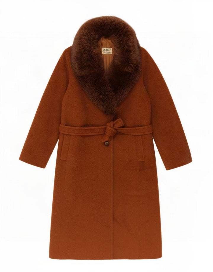 Herno Damenmantel EU 50 2XL Braun Mohair