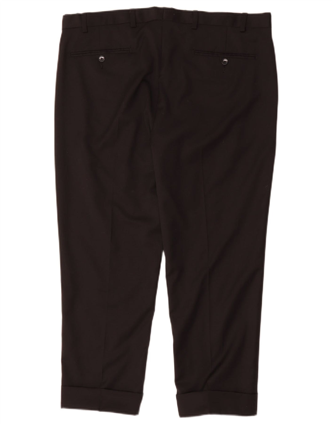 Marks & Spencer Herren Autograph Gerade Anzughose W36 L26 Schwarze Wolle