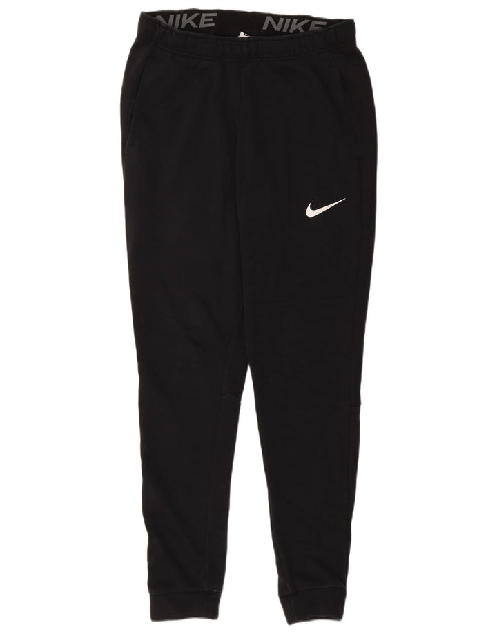 Nike Herren Dri-Fit-Trainingshose, Jogginghose, mittelschwarz, Baumwolle