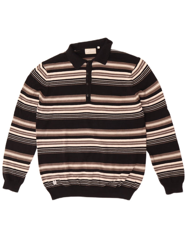 Lotto Damen-Pullover mit Polokragen, Gr. 14, groß, mehrfarbig, gestreift