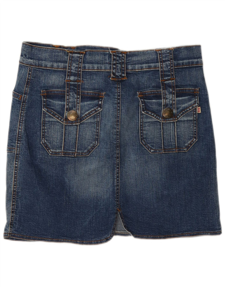 Carrera Damen Mini-Jeansrock W30 Mittelblau