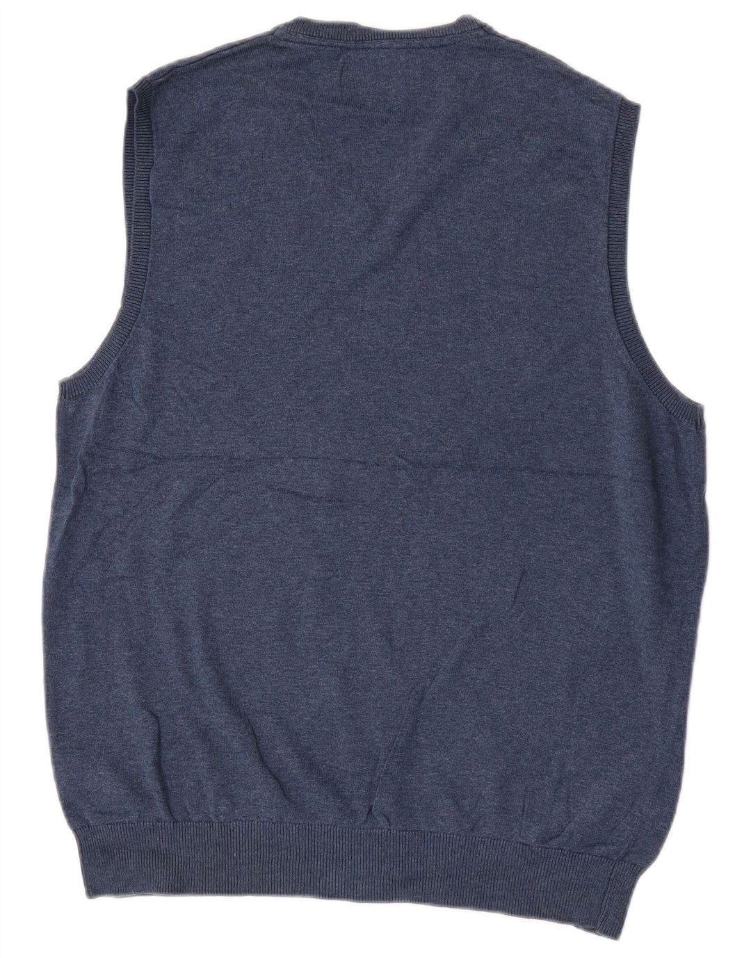 MARKS & SPENCER Herren Weste Tank Top Große blaue Baumwolle