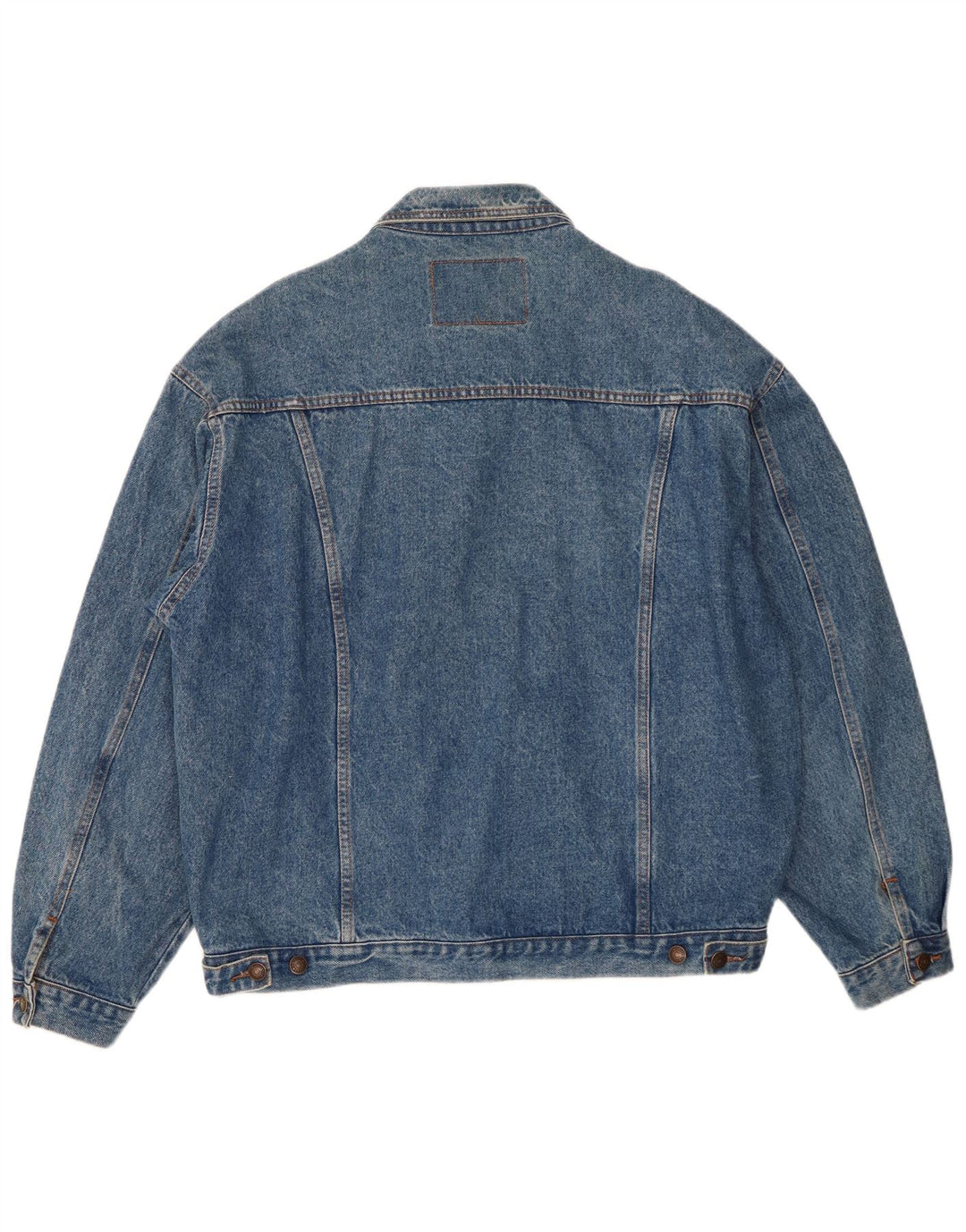 Cassuci Herren Jeansjacke UK 42 XL Blaue Baumwolle
