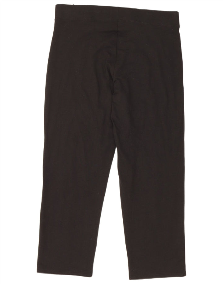 Marks & Spencer Damen-Trainingshose, UK-Größe 44, Größe L, Schwarz, Baumwolle