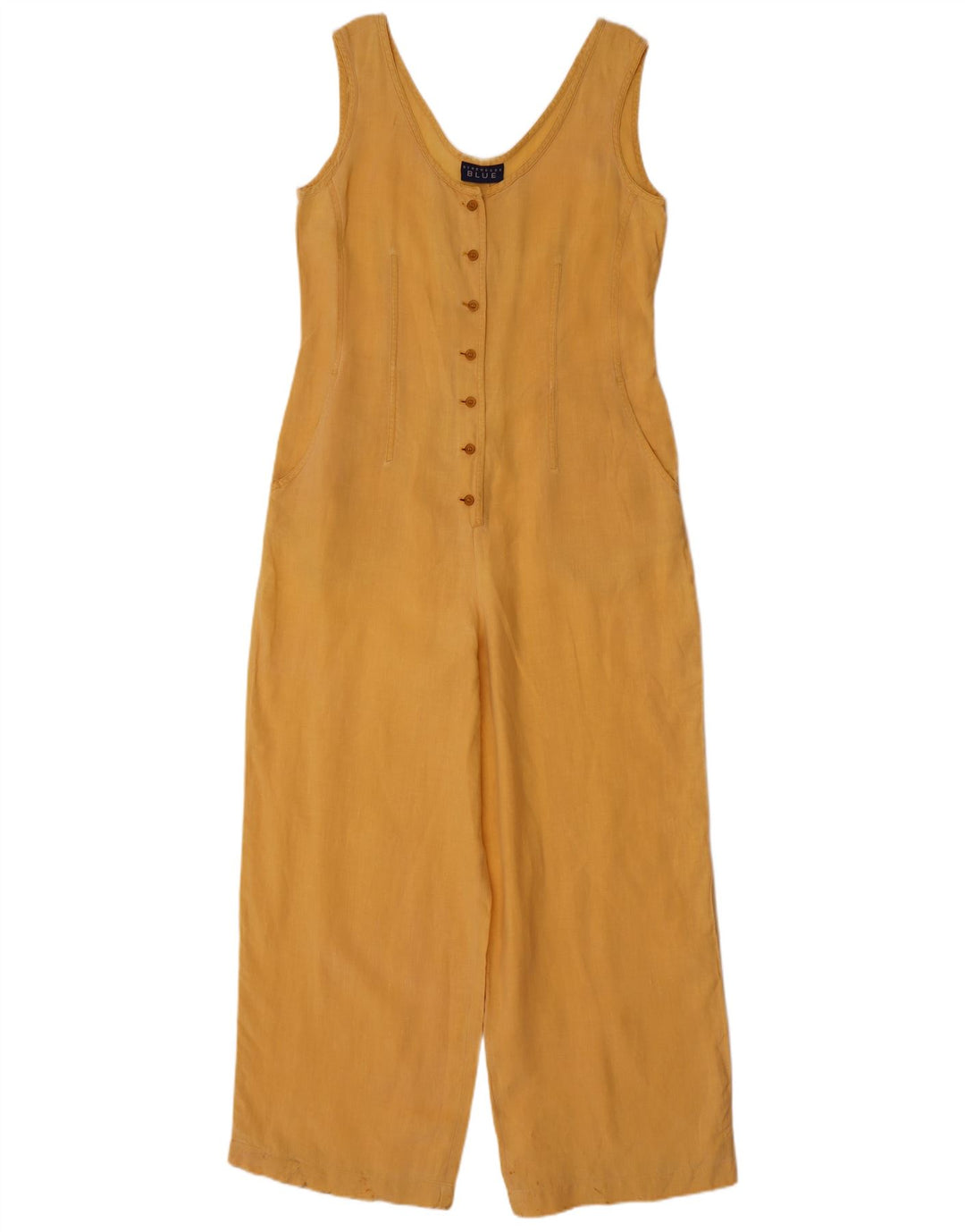 Ärmelloser Damen-Overall, EU 36, klein, Gelb