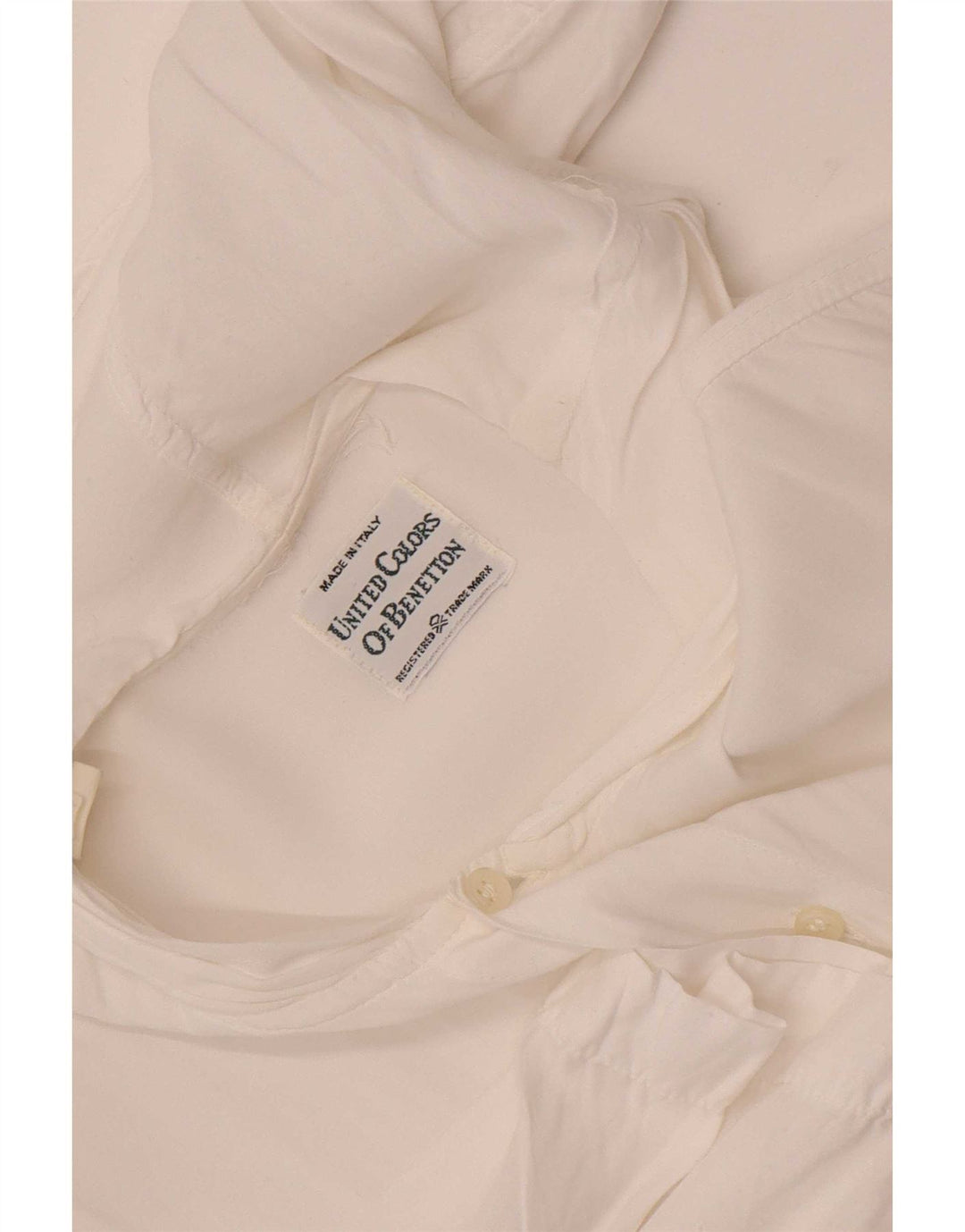 Benetton Herren Kapuzen-Kurzarmshirt Mittelweiß