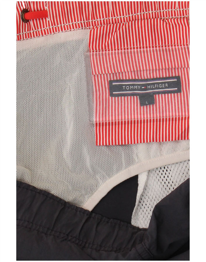 Tommy Hilfiger Herren-Badeshorts, Größe L, Marineblau