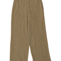 Zara Damen Strickhose mit weitem Bein, Größe S, W26, L30, Grün, Polyester