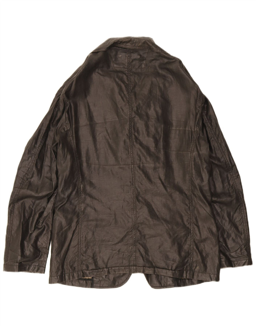 Armani Collezioni Herren 2-Knopf-Blazerjacke UK 38 Mittelschwarz