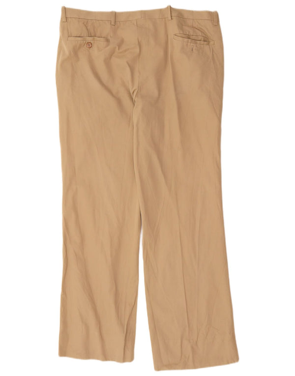 Vintage Herren-Anzughose mit Klammern, W36, L29, Beige