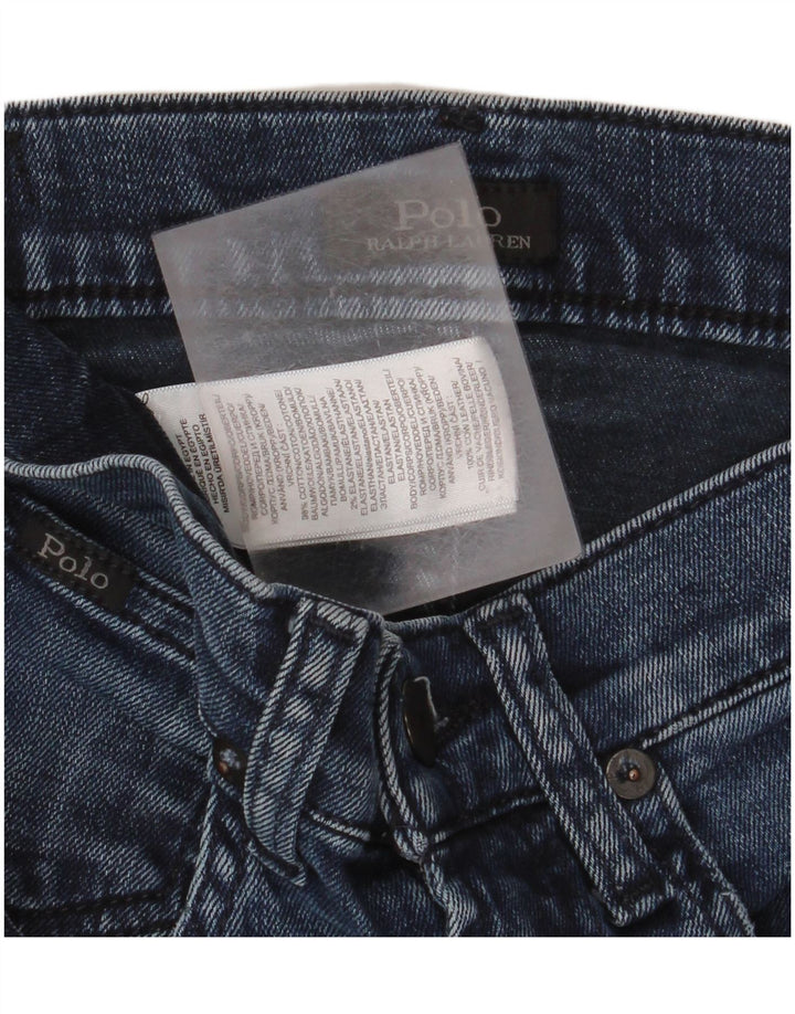 Ralph Lauren Herren Slim Jeans W30 L30 Blaue Baumwolle